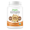 Orgain USDA Organic Simple Plant Protein Powder, Chocolate Peanut Butter Cup, 2.12 lbs