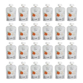White Leaf Provisions Organic Purees/Baby Food Pouches - Fruits, Veggies & Grains, Toddler snack, Regeneratively Farmed, No Added Sugar, Non-GMO, BPA-Free Pouches 3.17 oz (Pack of 24, Peach + Oat)