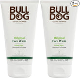 BULLDOG Mens Skincare and Grooming,Original Face Wash,5 Fluid Ounce,(Pack of 2)