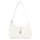 CLUCI Shoulder Bag for Women Purses for Women Handbag Hobo Bags for Women Vegan Leather Crossbody Purse with Adjustable Strap White