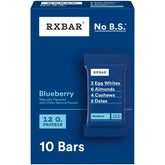RXBAR Protein Bars, Blueberry, 22oz Box (10 Count)