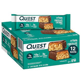 Quest Nutrition Crispy Chocolate Coconut Hero Protein Bar 15g Protein 1g Sugar 3g Net Carbs Gluten Free Protein Snack Keto Friendly 12 Count
