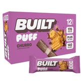 BUILT Bar Puff Protein Bars - Churro - 12 Count