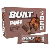 BUILT Bar Puff Protein Bars - Brownie Batter 12 Count