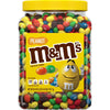 MandMs Peanut Milk Chocolate Candy Bulk Jar (62 Ounce)