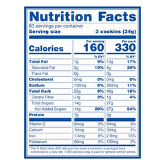 OREO Chocolate Sandwich Cookies, 2.4 oz, 30-count