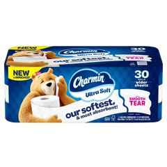 Charmin Ultra Soft Bath Tissue, 2-Ply, 213 Sheets, 30 Rolls