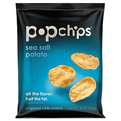 Popchips Potato Chips, Sea Salt Flavor Pack of 24