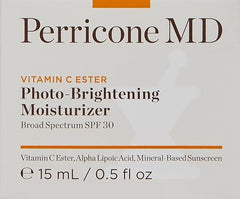 Perricone MD Photo-Brightening Moisturizer with Broad Spectrum SPF 30 – Anti-Aging, Skin Brightening Cream with Vitamin C Ester – Oil-Free, Lightweight Face Moisturizer for Even Skin Tone – 2 fl oz