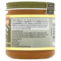 Better Than Bouillon Vegetarian No Chicken Base, Made with Seasoned Vegetables, Certified Vegan, Makes 9.5 Quarts of Broth, 38 Servings, 8 OZ Jar (Pack of 6)