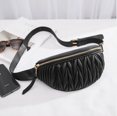 Luxury Designer Women's Leather Waist and Shoulder Bags
