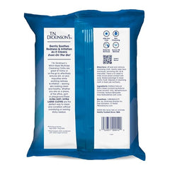 T.N. Dickinson's Witch Hazel Soothing MultiUse Cleansing Cloth, 4 Pack, 25 Cloths Per Pack,white