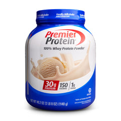 Premier Protein Protein Powder 30g Protein 1g Sugar No Soy Ingredients Gluten Free Vanilla Milkshake 29 Servings 40.2oz