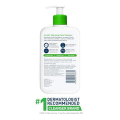 CeraVe Hydrating Facial Cleanser, Moisturizing Face Wash For Dry Skin