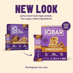 IQBAR Clean Protein Bars, Pack of 12