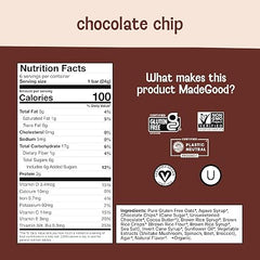 MadeGood Chocolate Chip, 6 count 0.85 oz Each