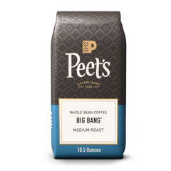 Peet's Coffee, Medium Roast Whole Bean Coffee - Big Bang  (10.5 Ounces)