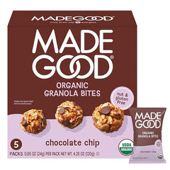 MadeGood Organic Chocolate Chip 5 count 0.85oz
