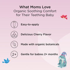 Hyland's Baby Organic Day and Night Soothing Gel Combo Pack, Cooling Gel for Oral Discomfort, Easy-to-Apply, Ages 2 Months and Up, 1.06 Ounce (2 Tubes of 0.53 oz.)