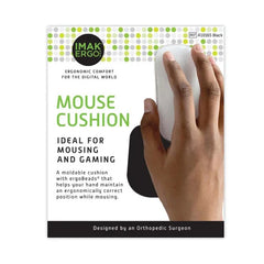IMAK Mouse Wrist Cushion, 5.75 x 3.75, Black (A10165)