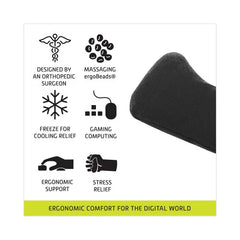 IMAK Mouse Wrist Cushion, 5.75 x 3.75, Black (A10165)