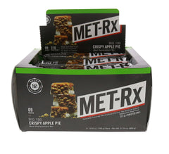 MET-Rx Big 100 Colossal Protein Bars Crispy Apple Pie Meal Replacement Bars 9 Count