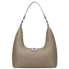 KKXIU Shoulder Bags for Women Underarm Hobo Handbag Clutch Crossbody Purse with Removable Strap and Zipper Closure (A-Apricot)