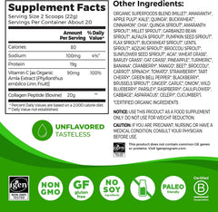 Orgain Hydrolyzed Collagen Powder for Women & Men 1lb