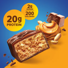 Pure Protein Chocolate Peanut Butter Protein Bars – 20g Protein, 3g Sugar, 190 Calories (12 count)