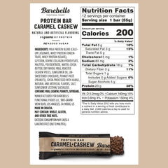 Barebells Caramel Cashew | Protein Bar | 1 Count