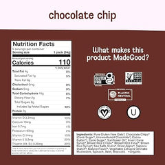 MadeGood Organic Chocolate Chip 5 count 0.85oz