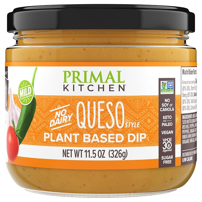 Primal Kitchen No-Dairy Queso-Style Plant-Based Dip 11.5 oz