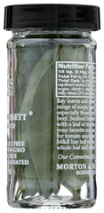 Morton & Bassett California Bay Leaves, 0.14 oz – Non-GMO, Salt-Free, Bold and Fragrant Leaves for Soups, Roasts & Mediterranean Cuisine