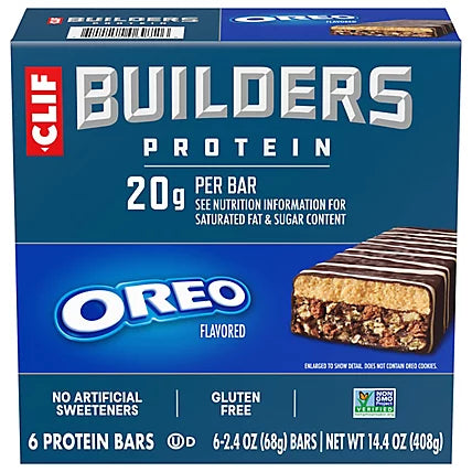 Builders Oreo Flavored Protein Bars 6 bars