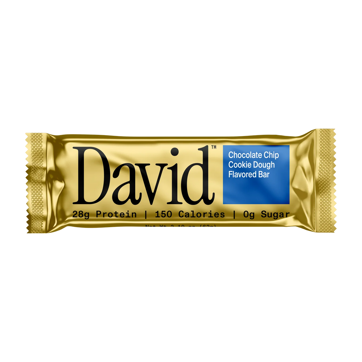 David High Protein Bars, Chocolate Chip Cookie Dough | 4 count