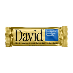 David High Protein Bars, Chocolate Chip Cookie Dough | 4 count