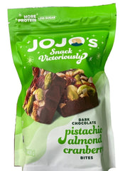 JOJO's Dark Chocolate Pistachio Almond Cranberry (3.6oz - 6 Count)