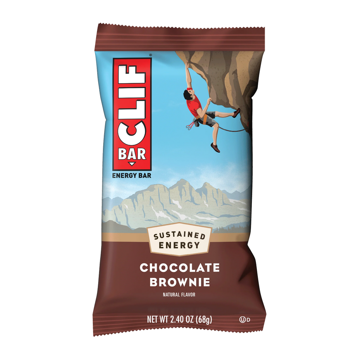CLIF BAR - Energy Bars - Chocolate Brownie - (2.4 Ounce Protein Bars, 12 Count)