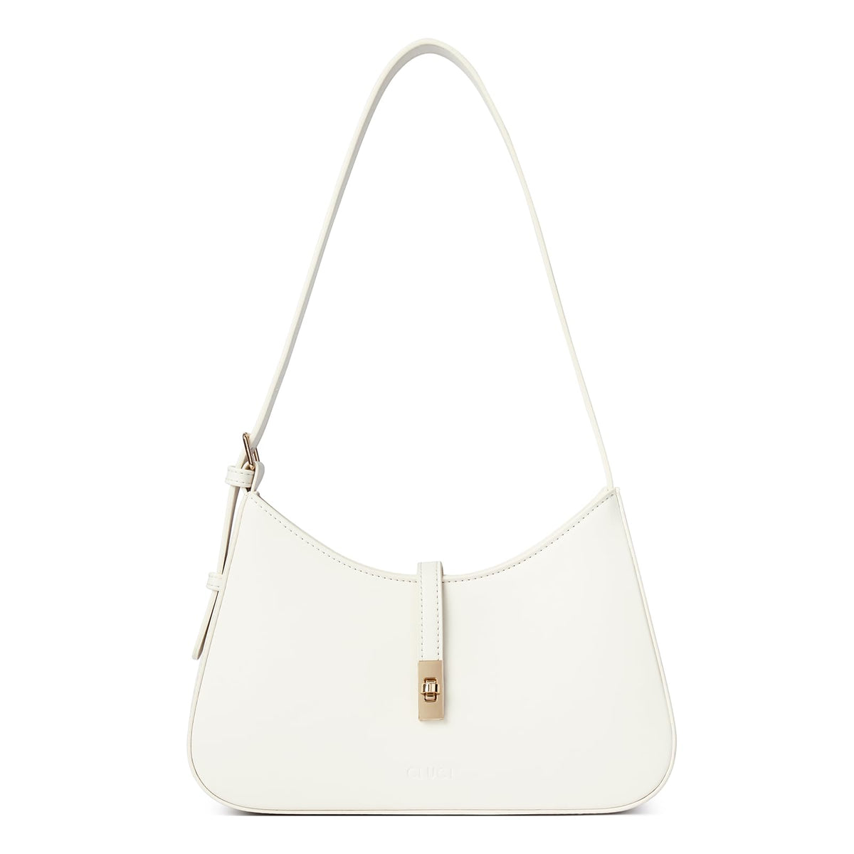CLUCI Shoulder Bag for Women Purses for Women Handbag Hobo Bags for Women Vegan Leather Crossbody Purse with Adjustable Strap White