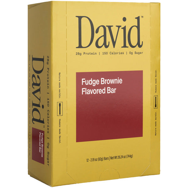 David Protein Fudge Brownie Flavored Bar 4
