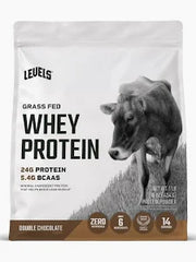 Levels Grass Fed Whey Protein, Double Chocolate, 5.64 lbs